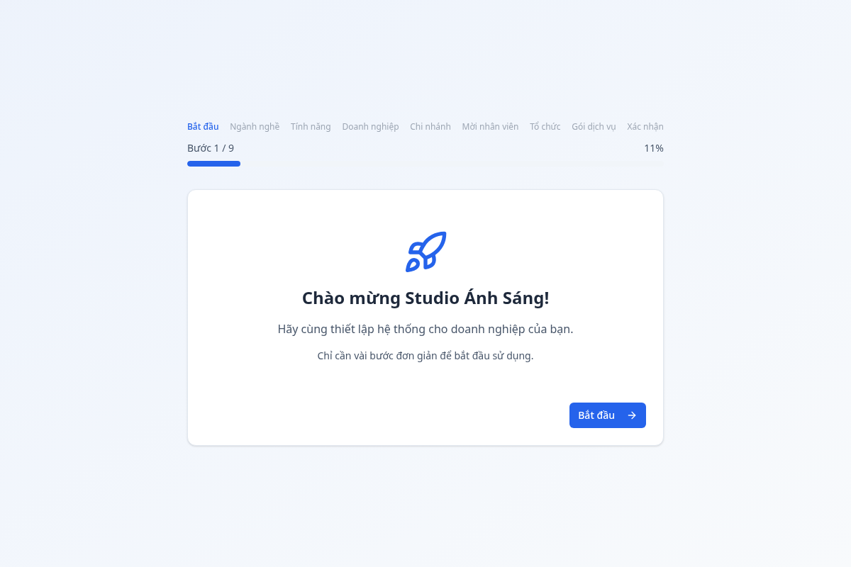 Chuyển đến trang thiết lập